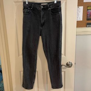 Black Abercrombie and Fitch Curve Love High Rise Mom Jeans - Size 27